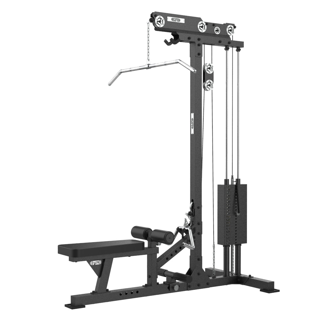 Lat Pulldown Low Row Weight Stack Tower