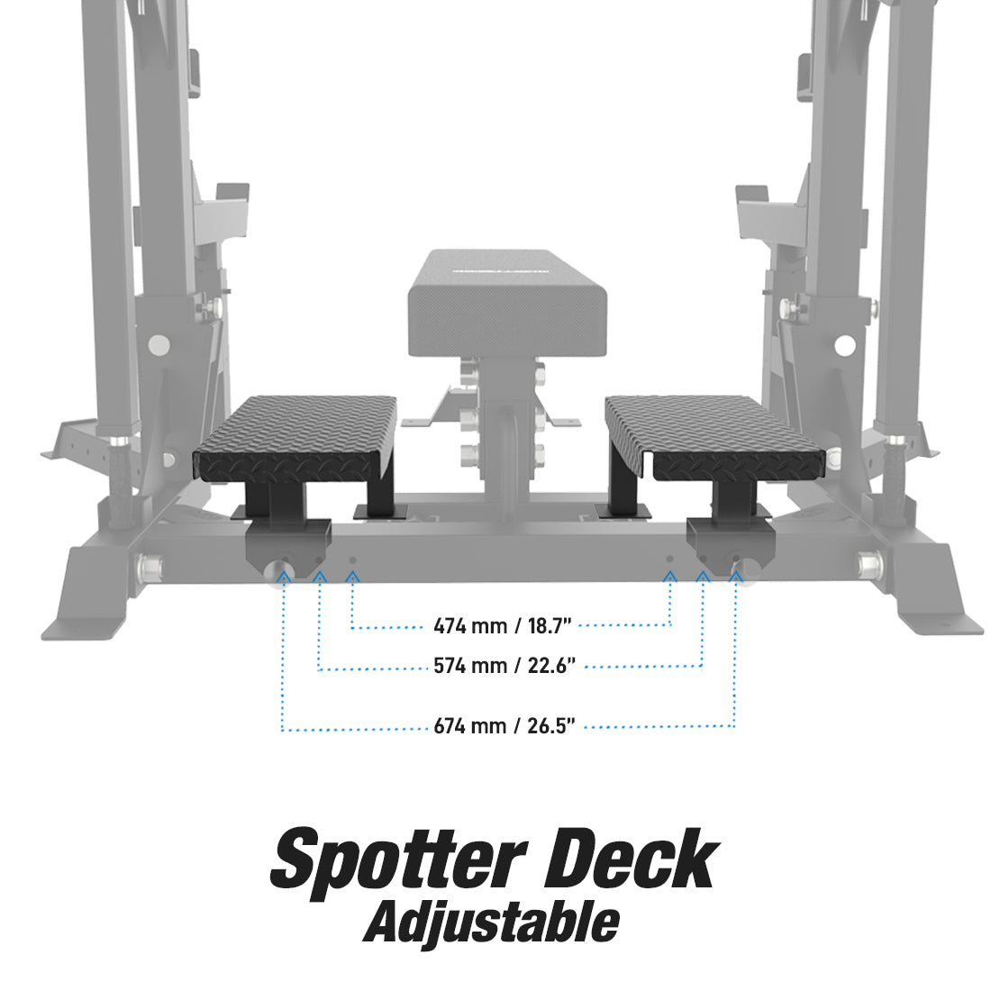 Adjustable Width Spotter Deck