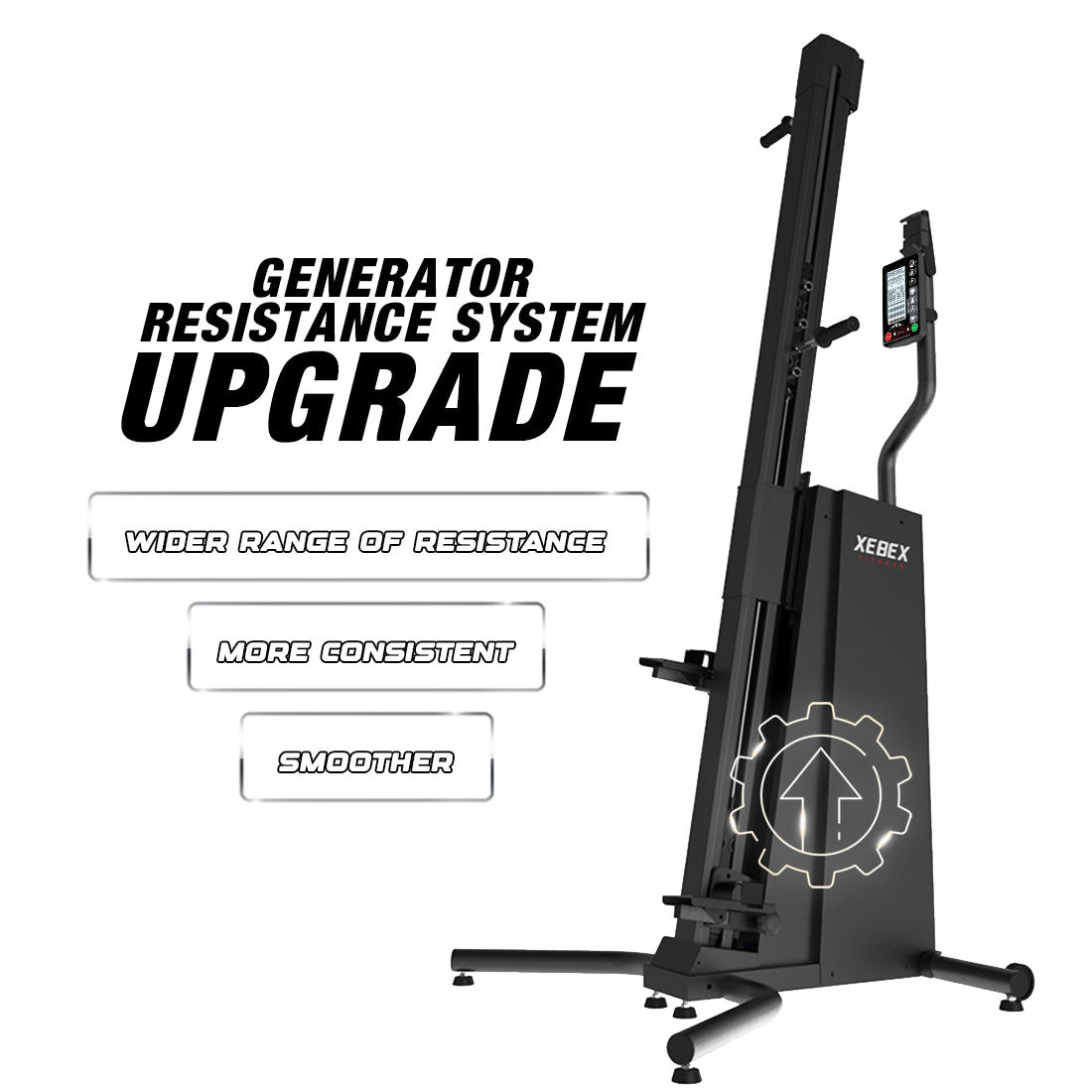 Xebex Fitness Vertical Climber 3.0 Smart Connect