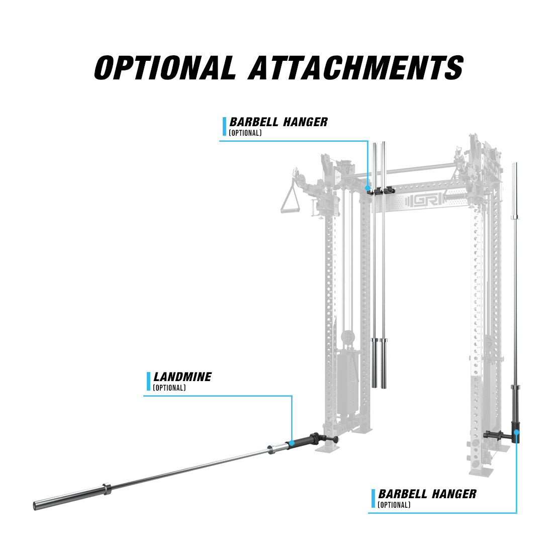 optional attachments