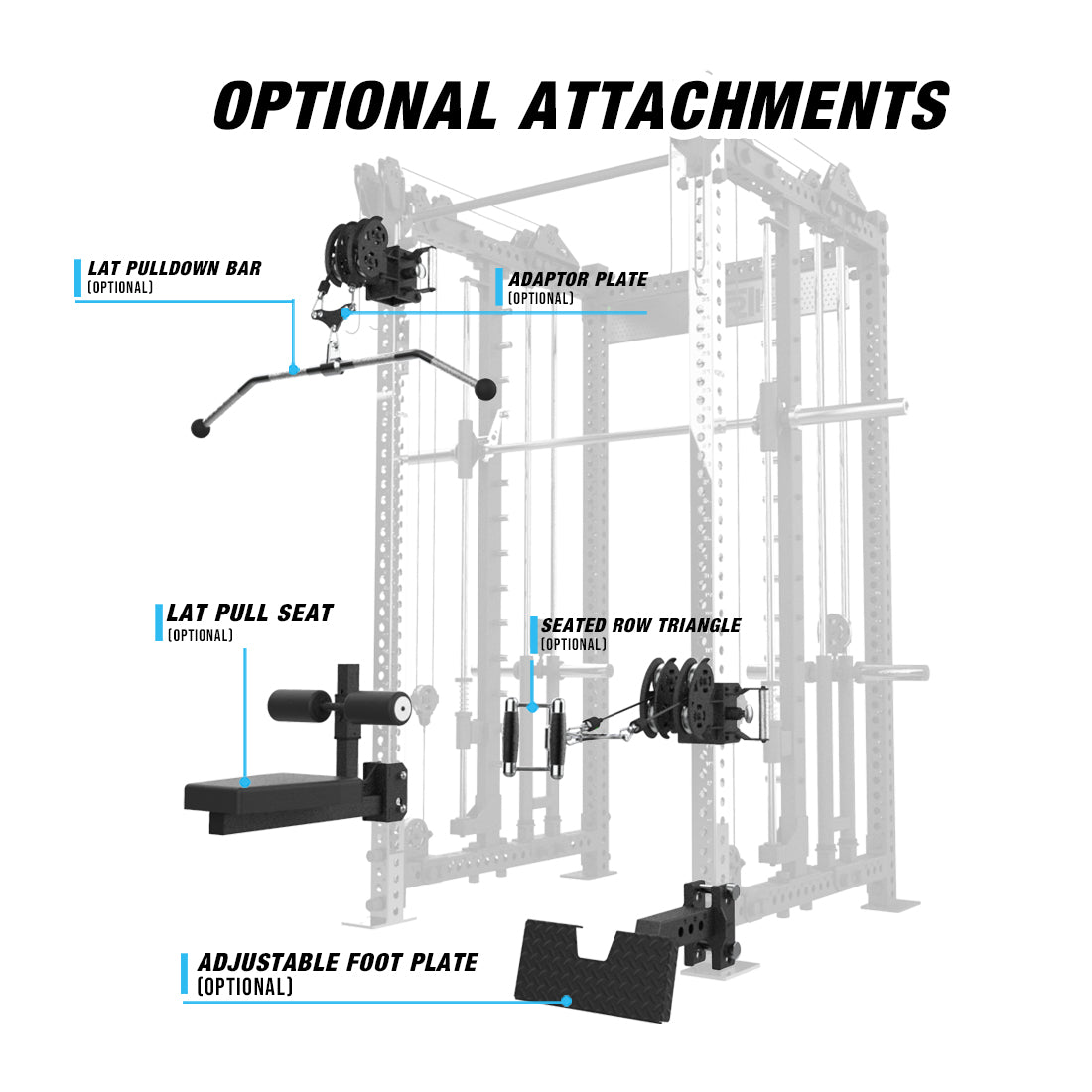 optional attachments