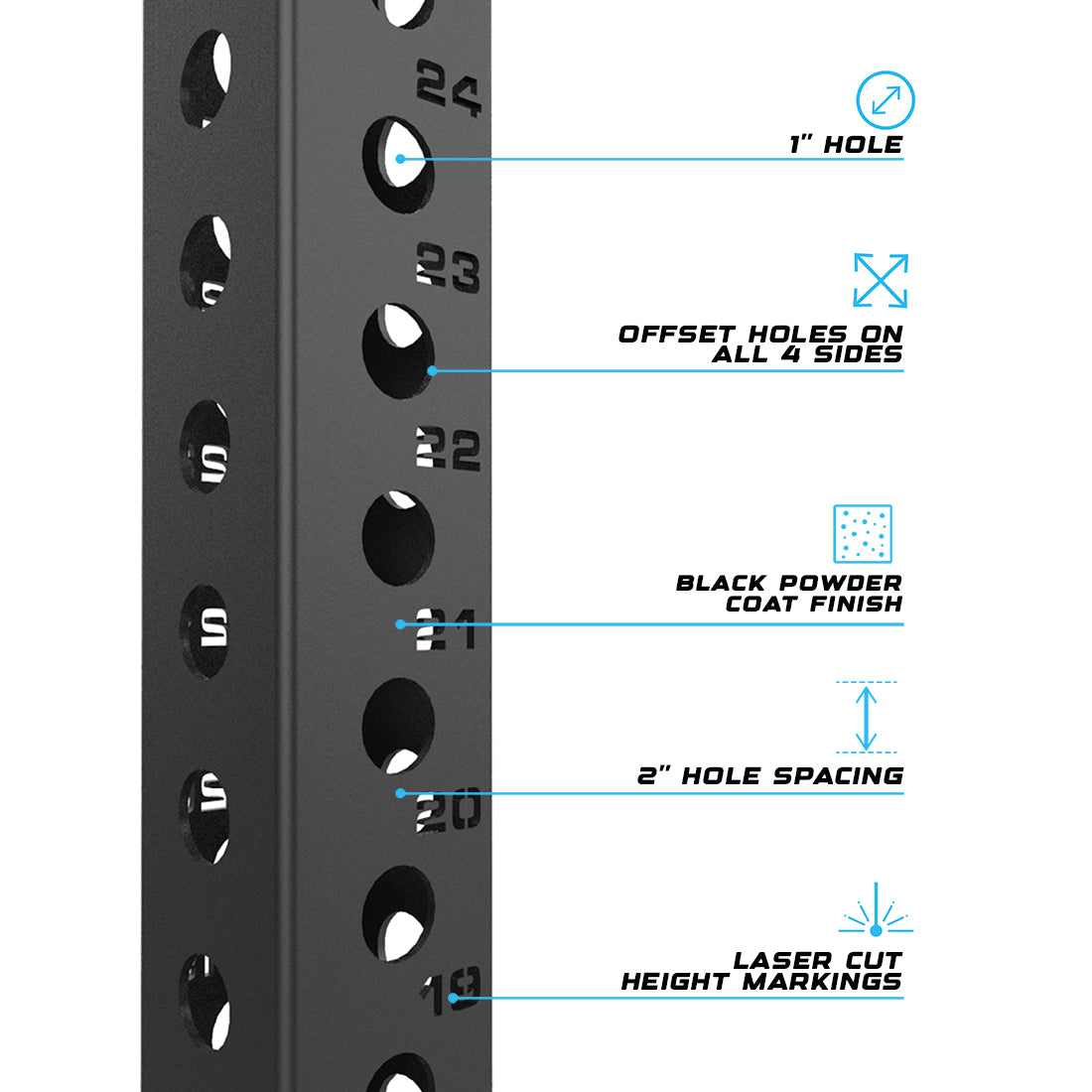 upright feature