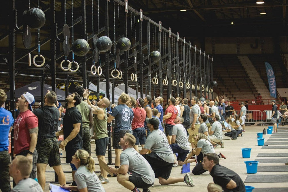 10 and 20-lane versions of this rig have been used in competitions around the world. This is a 20-lane version with added skid plates, double wall ball targets, and rings