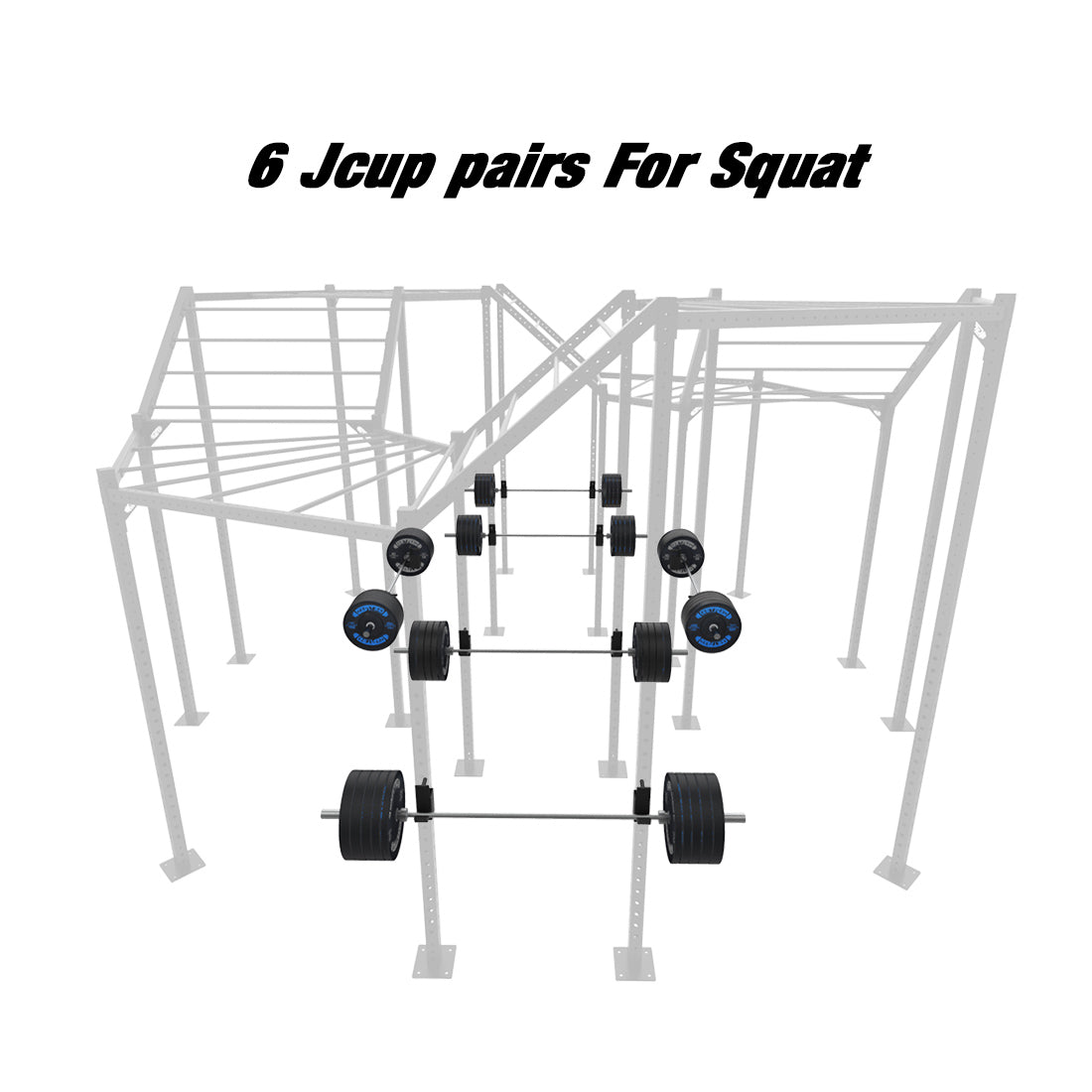 Circular rigs - advance 6 JCUP pairs for squat