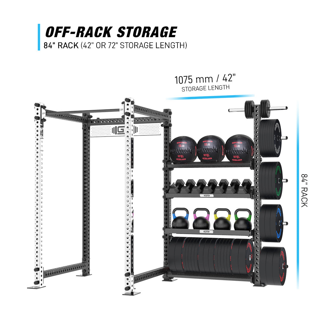 RX3 Off-Rack Storage System 42"