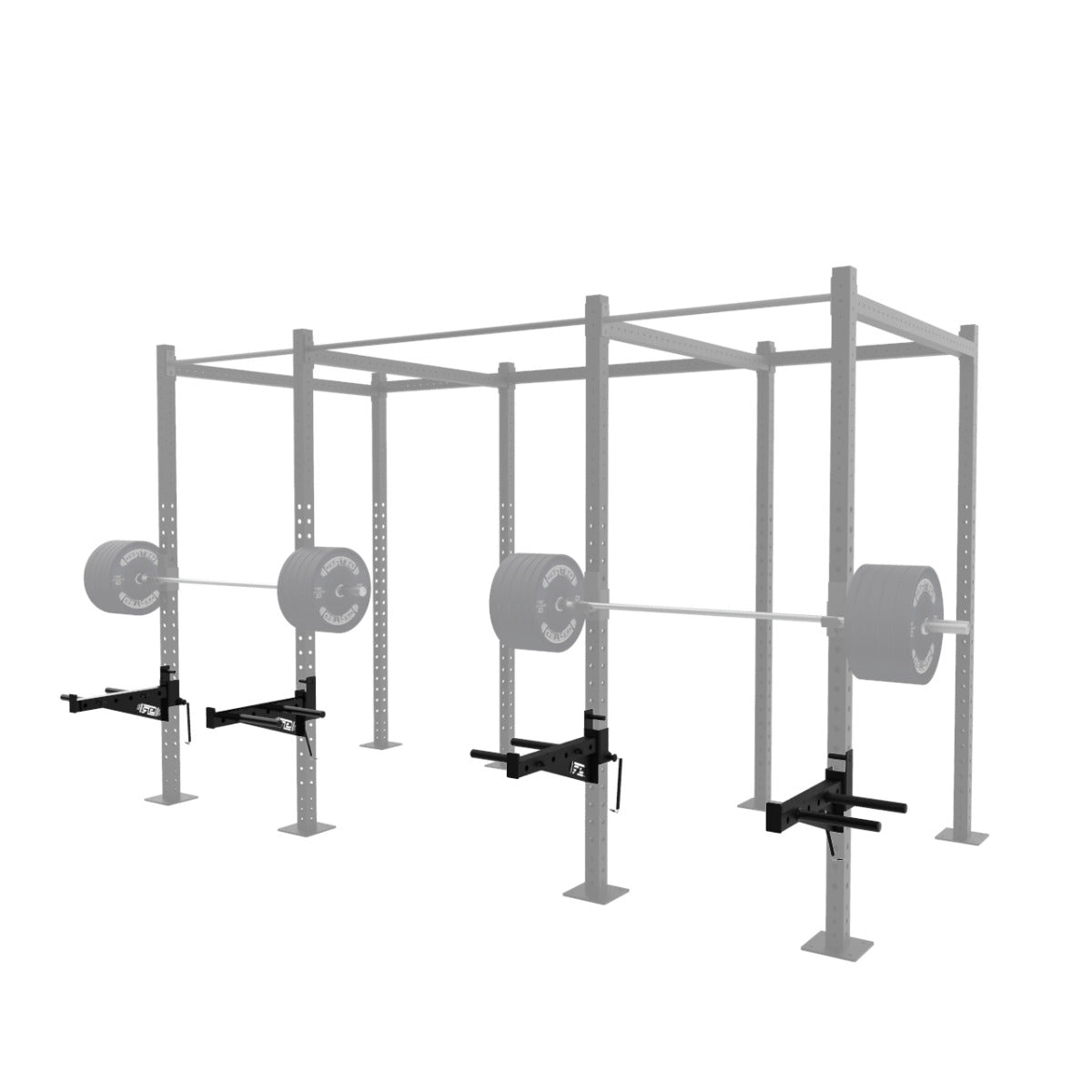 Add 4x Spotter Arms + 8x Peg Bars