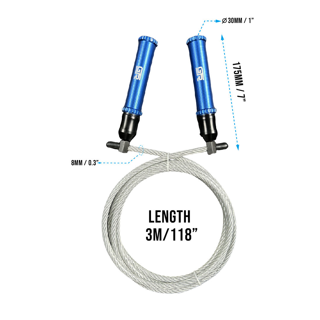 HAR-1 Heavy Aluminum Jump Rope