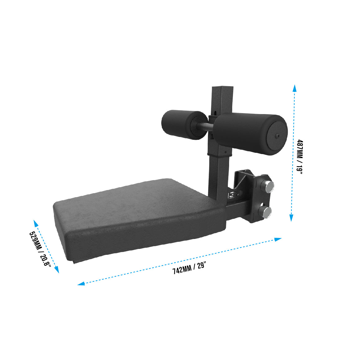 RX3 Lat Pulldown Seat dimension