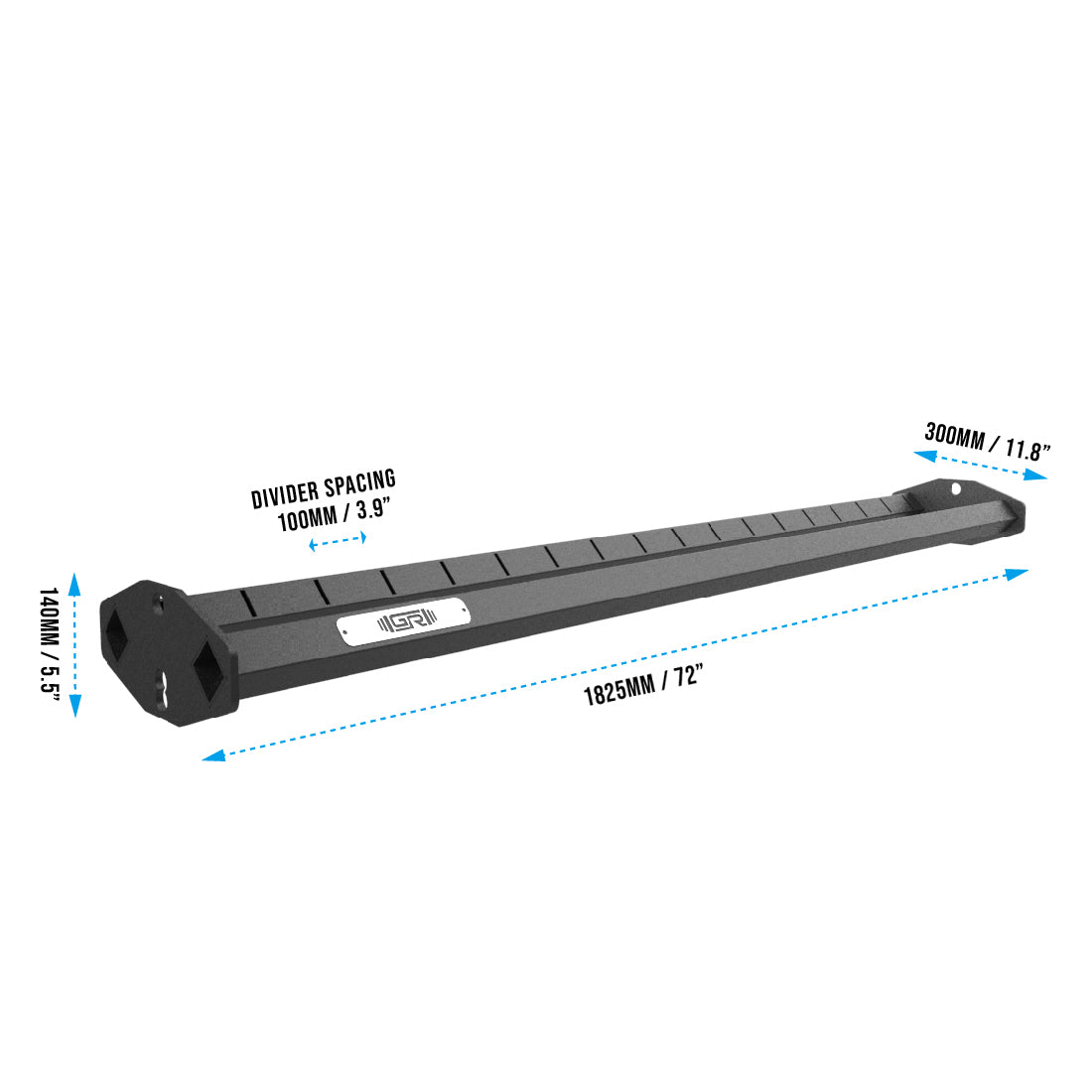 RX3 72" Plate and Ball Shelf
