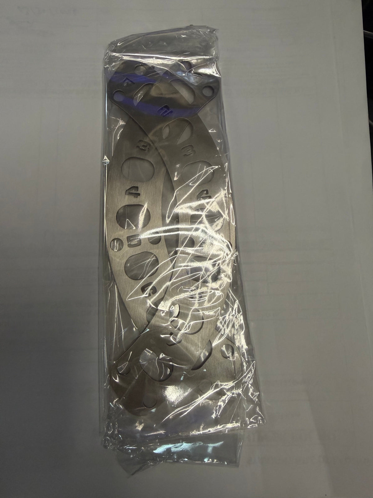 Tornado Pivot Arm Metal Plate with numbers