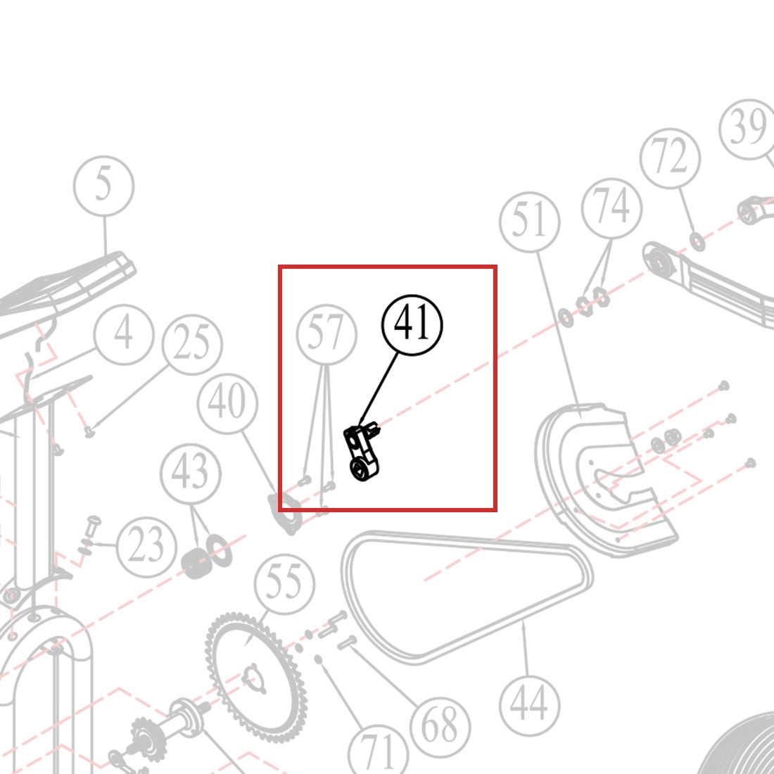 AB-1-PT-41: Left Eccentric Crank