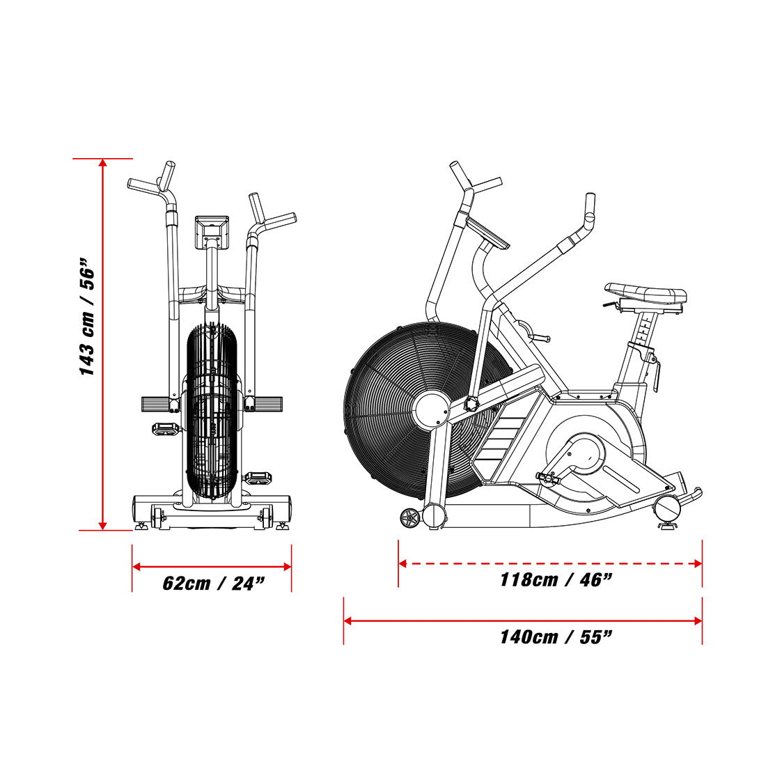 Xebex AirPlus Expert Bike 3.0 Smart Connect