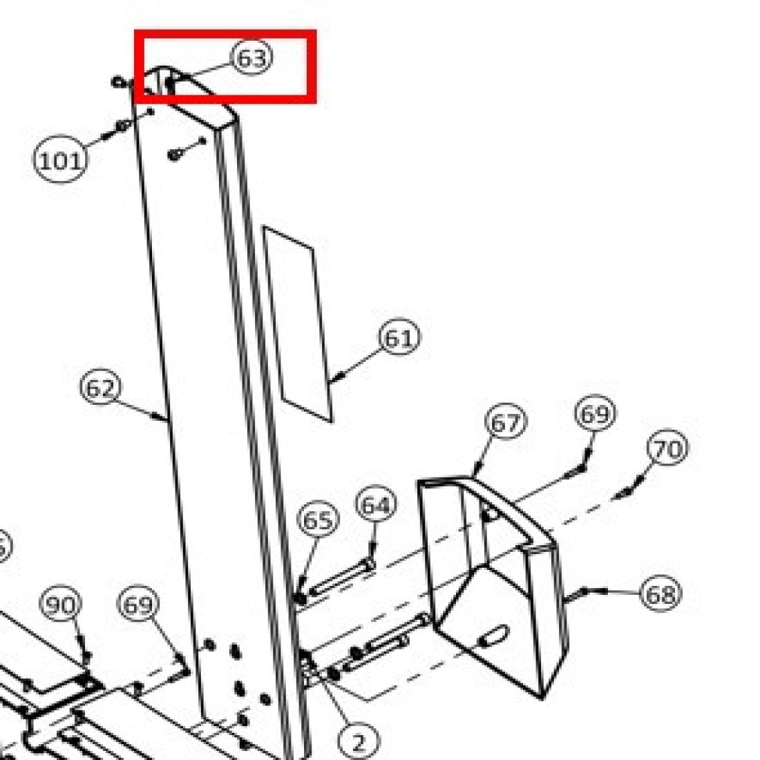 ACTAR-PT-CW: Reed Switch Connecting Cable 2 for ACTAR/ ACRT
