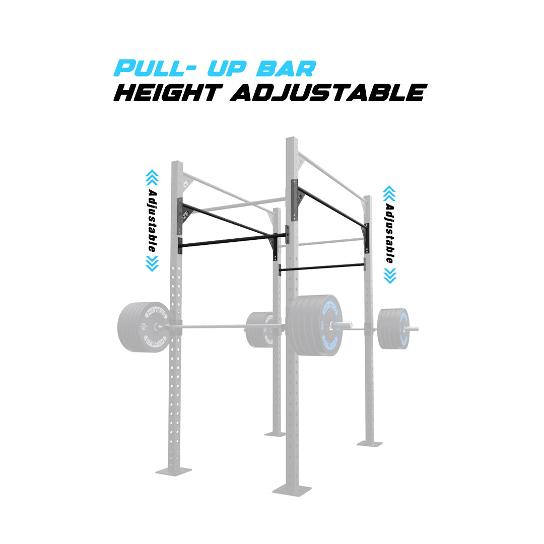 4' Freestanding Builder® Pull Up Rig Pull-Up Bar and Crossbar Adjustability