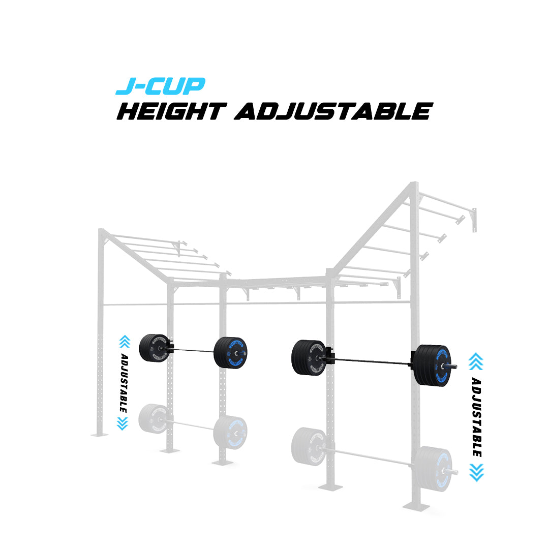 20' Wall-Mount Builder® Pull Up Rig J-Cup adjustability
