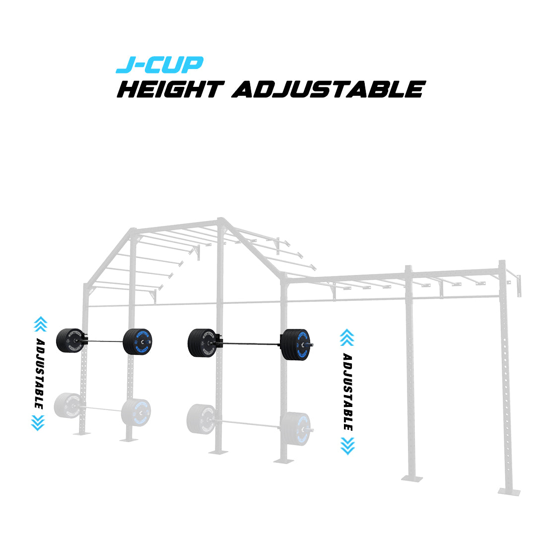 24' Wall-Mount Builder® Pull Up Rig J-Cup adjustability