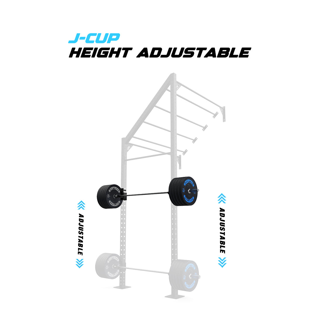 4' Wall-Mount Builder® Pull Up Rig J-Cup adjustability
