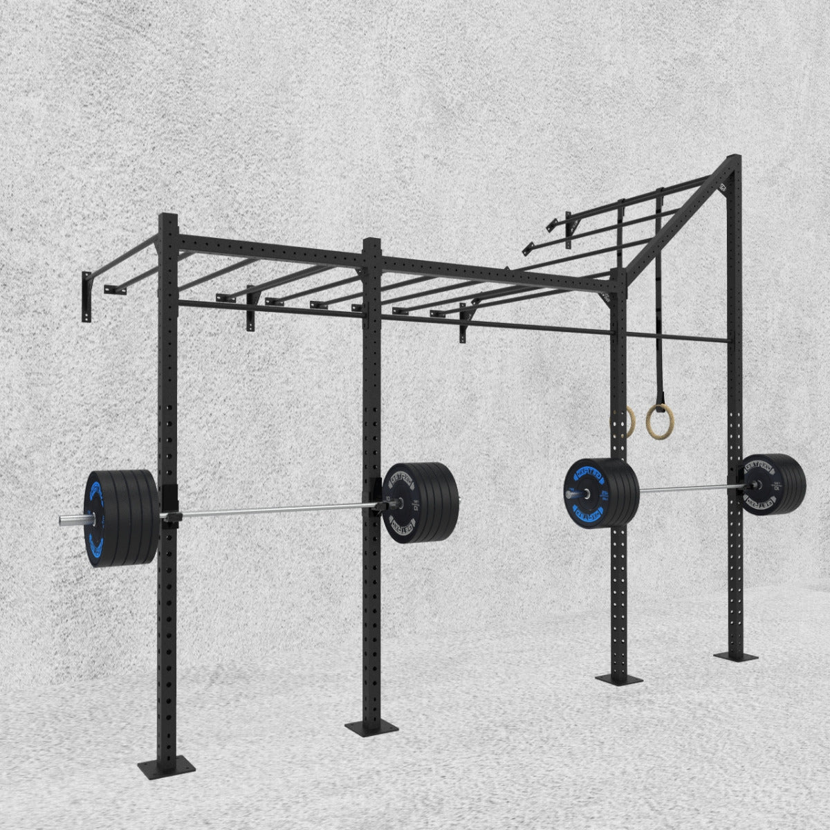 14' Wall-Mount Builder® Pull Up Rig: Advanced 3