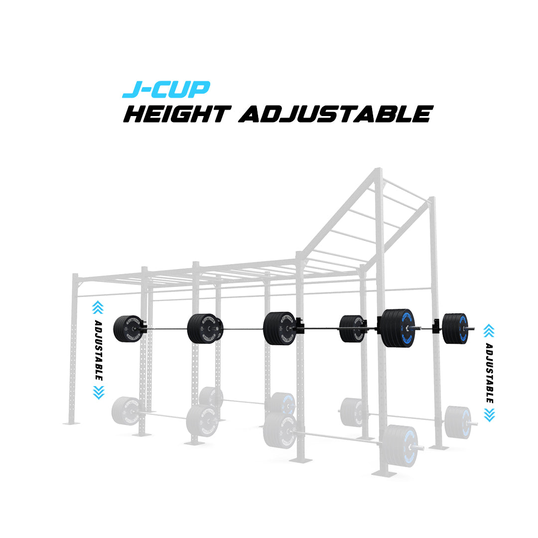 20' Freestanding Builder® Pull Up Rig J-Cup adjustability