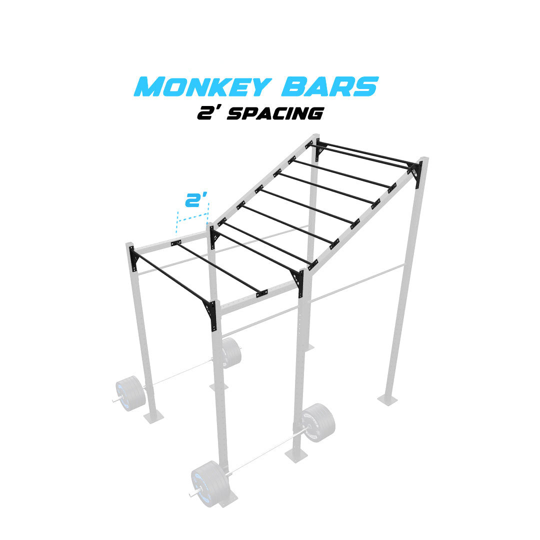 10' Freestanding Builder® Pull Up Rig 2' Spacing