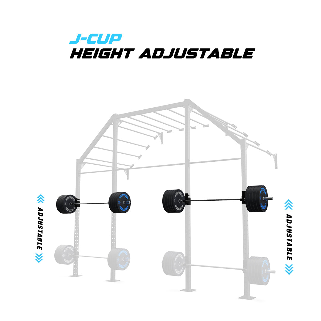 14' Wall-Mount Builder® Pull Up Rig J-Cup adjustability