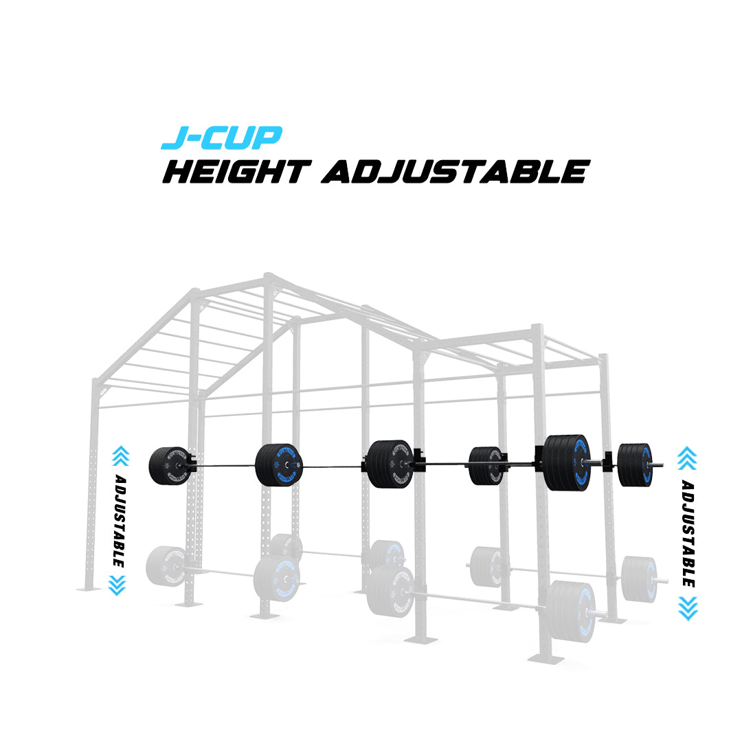 20' Freestanding Builder® Pull Up Rig J-Cup adjustability