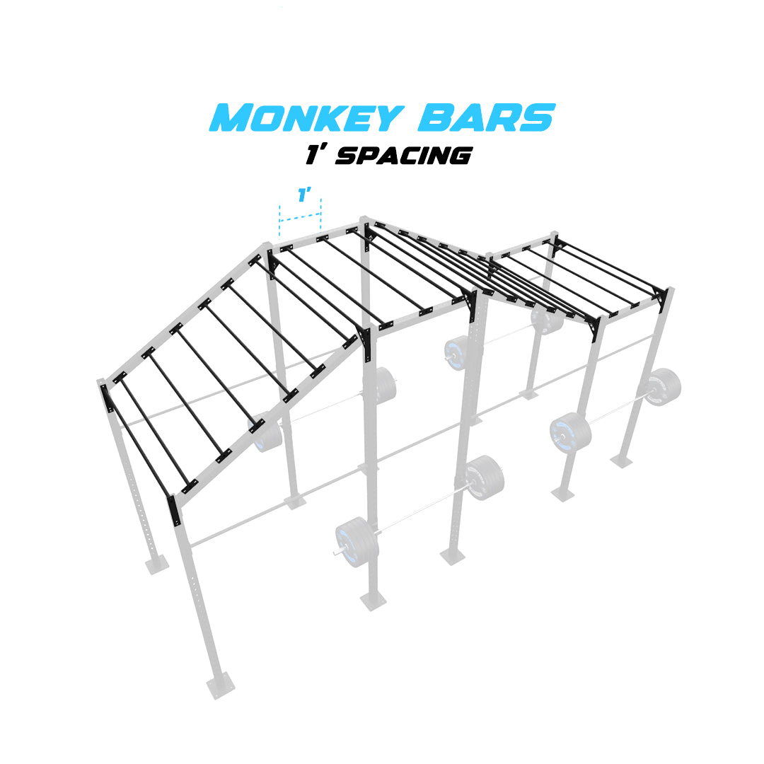 20' Freestanding Builder® Pull Up Rig 1' Spacing