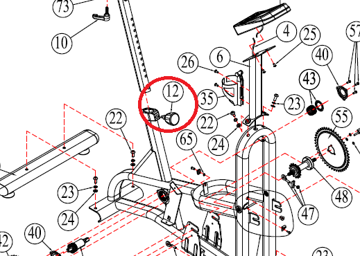 AB-1-PT-12: Knob