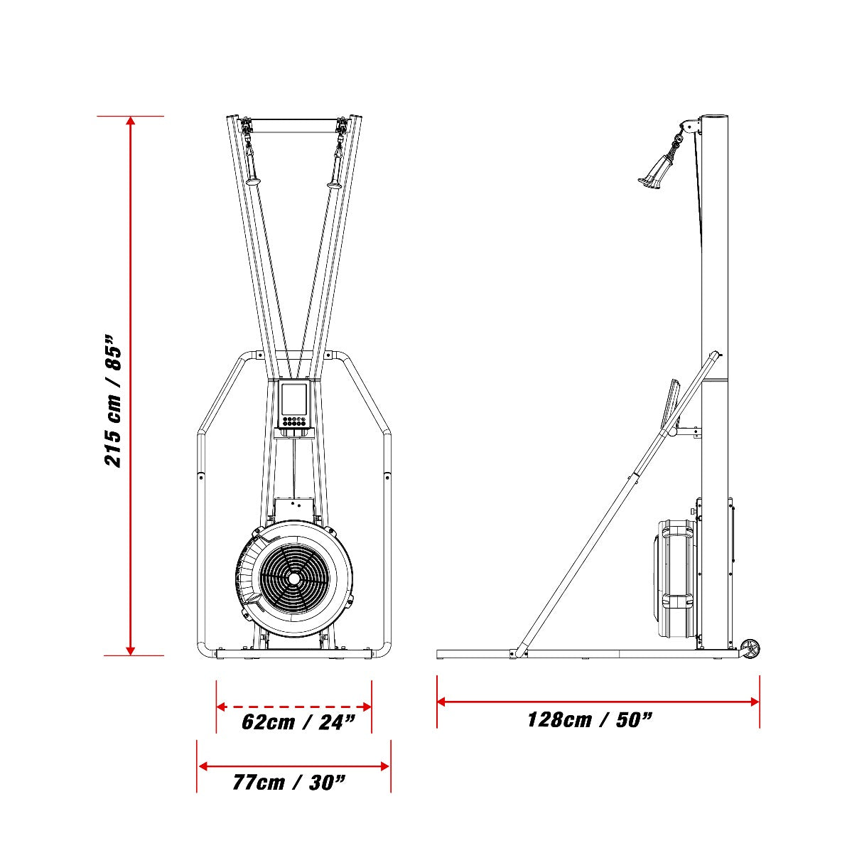 Xebex Fitness Air Ski Trainer Eco