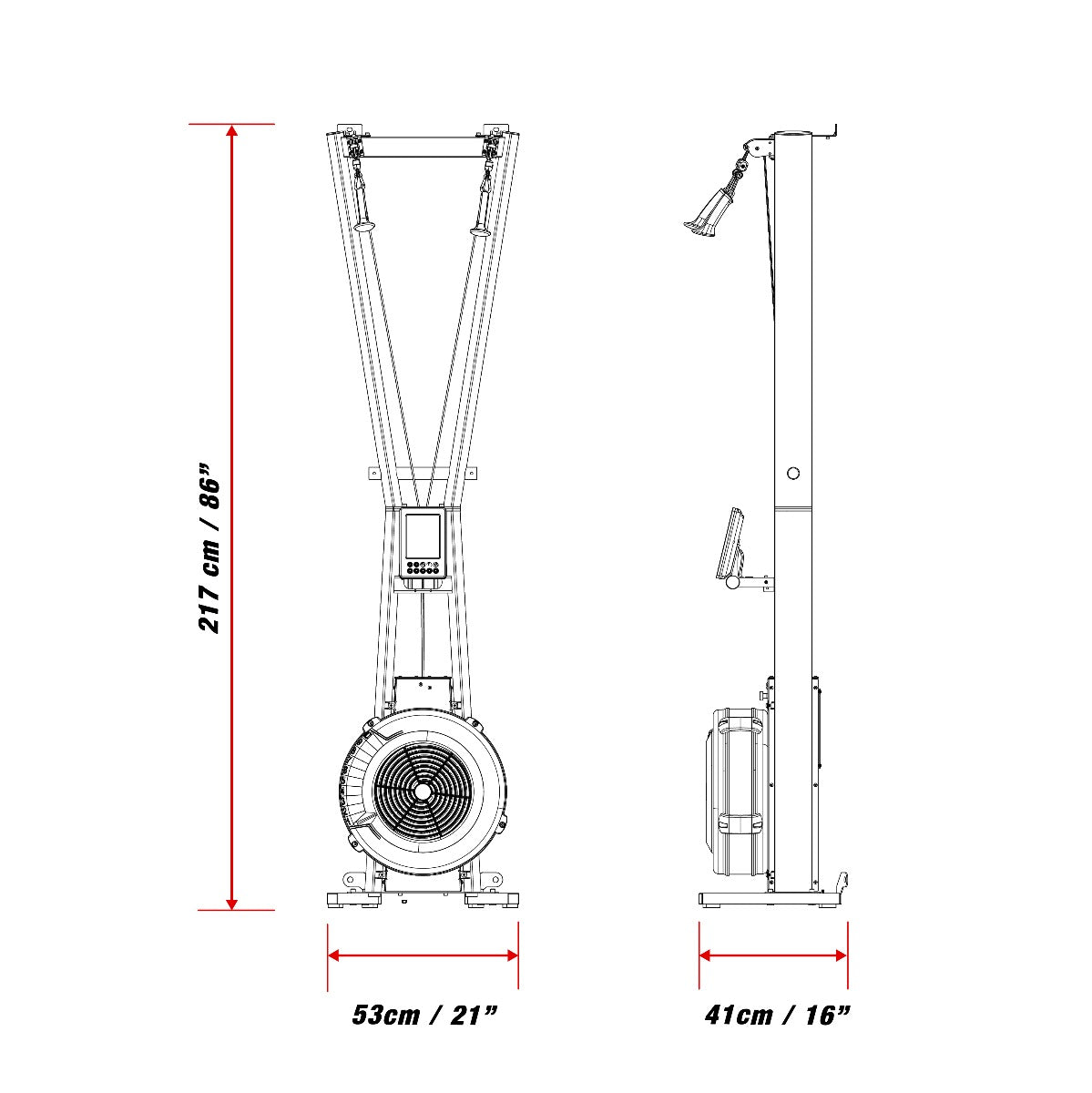 Xebex Fitness Air Ski Trainer Eco