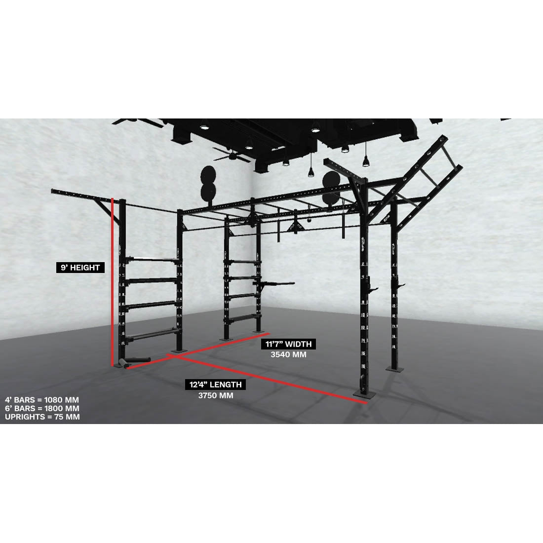 12' Builder® Bridge T-Storage Rig