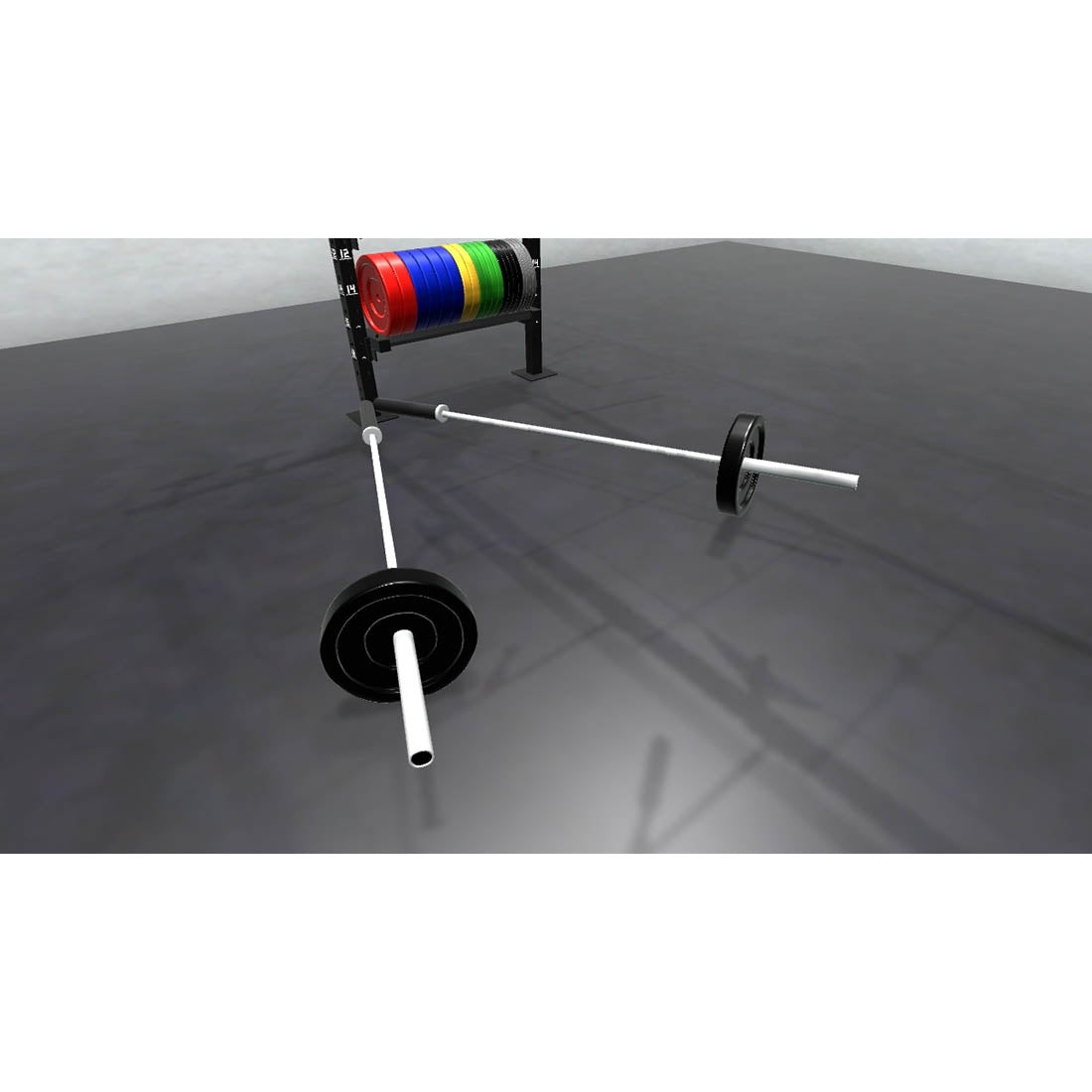 Bars, plates, dumbbells, kettlebells, and other accessories sold separately.