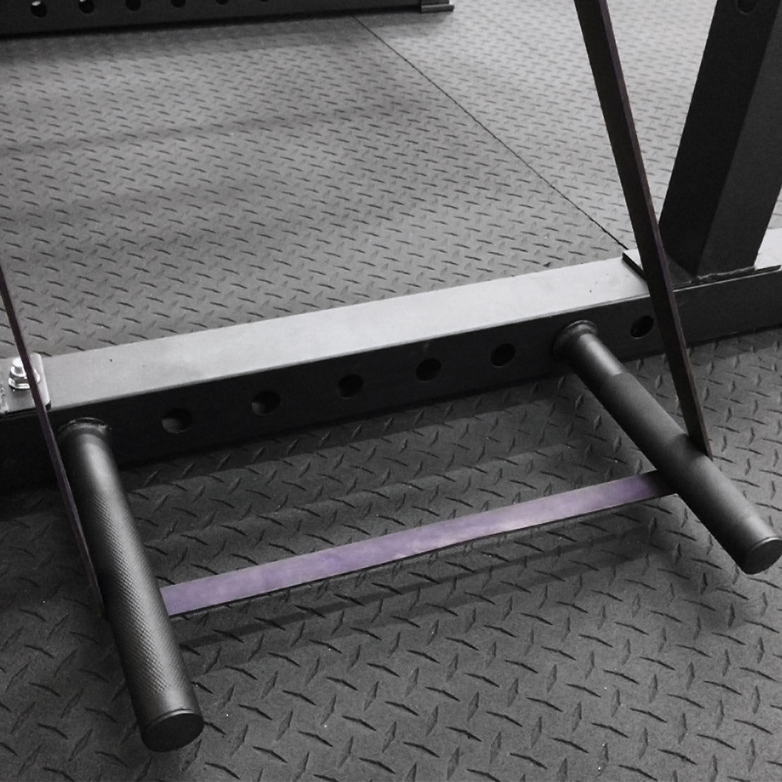 Peg Bars used for resistance training at base of Guillotine or Goliath Power Cage