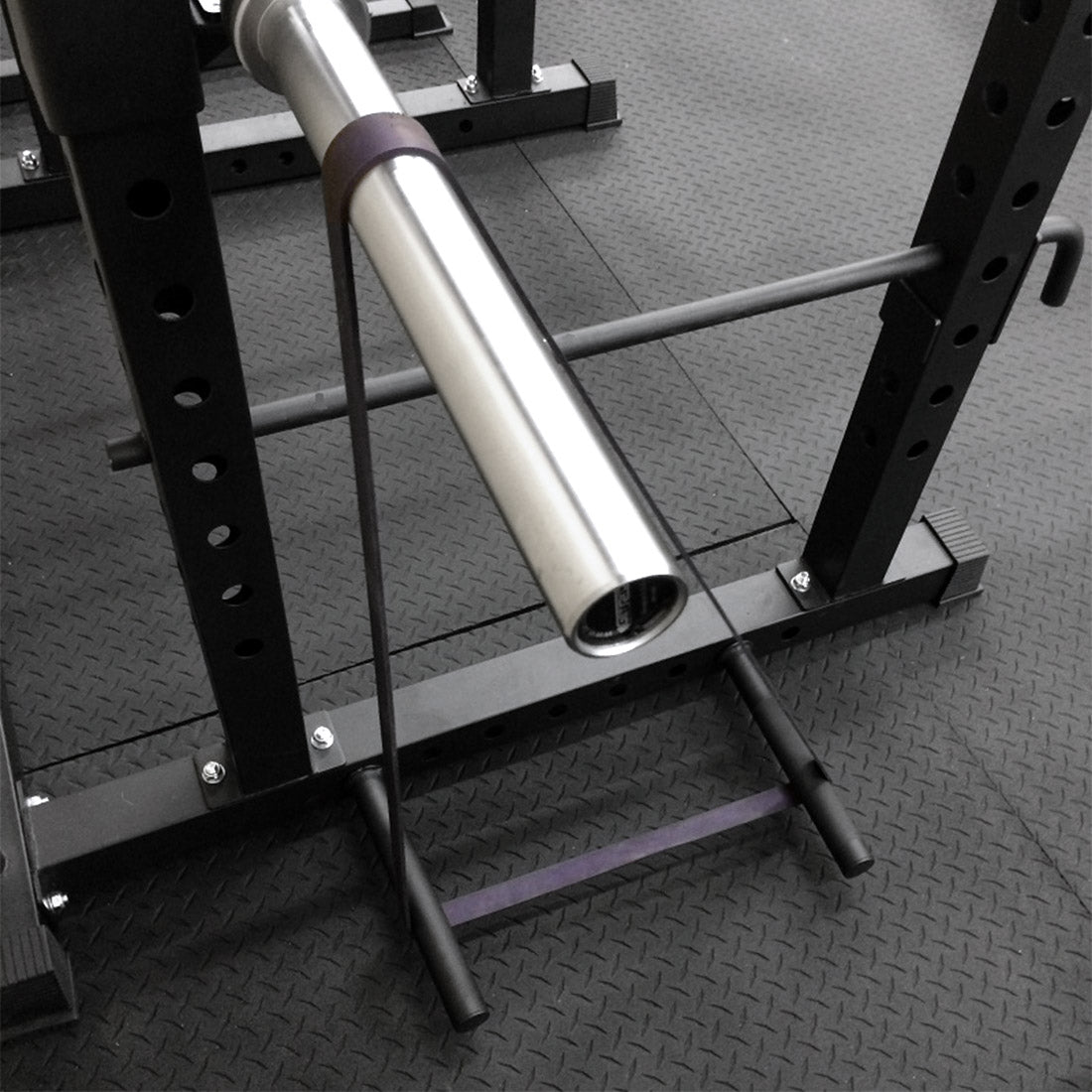 Peg Bars used for resistance training at base of Guillotine or Goliath Power Cage