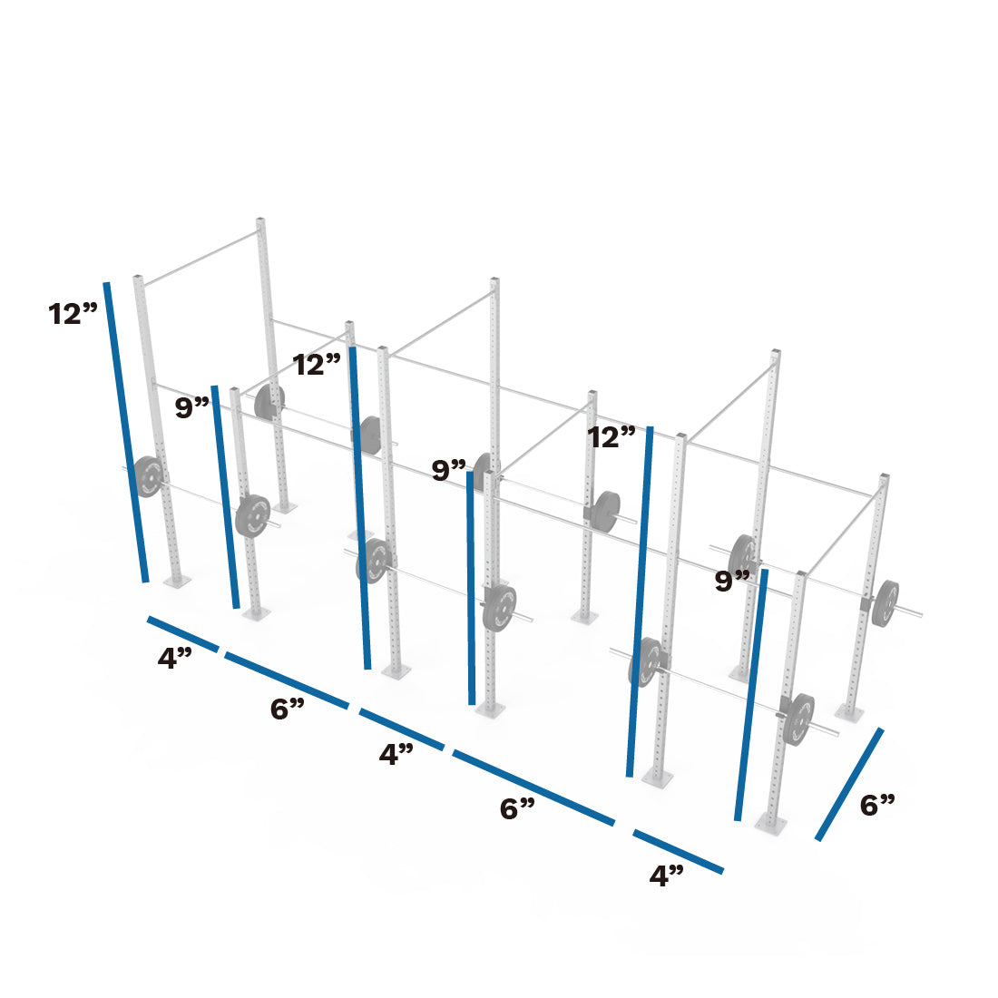 Optional Conversion to 24' Length x 6' Depth: Add additional 4' Length x 6' Depth Add-On Section dimensions