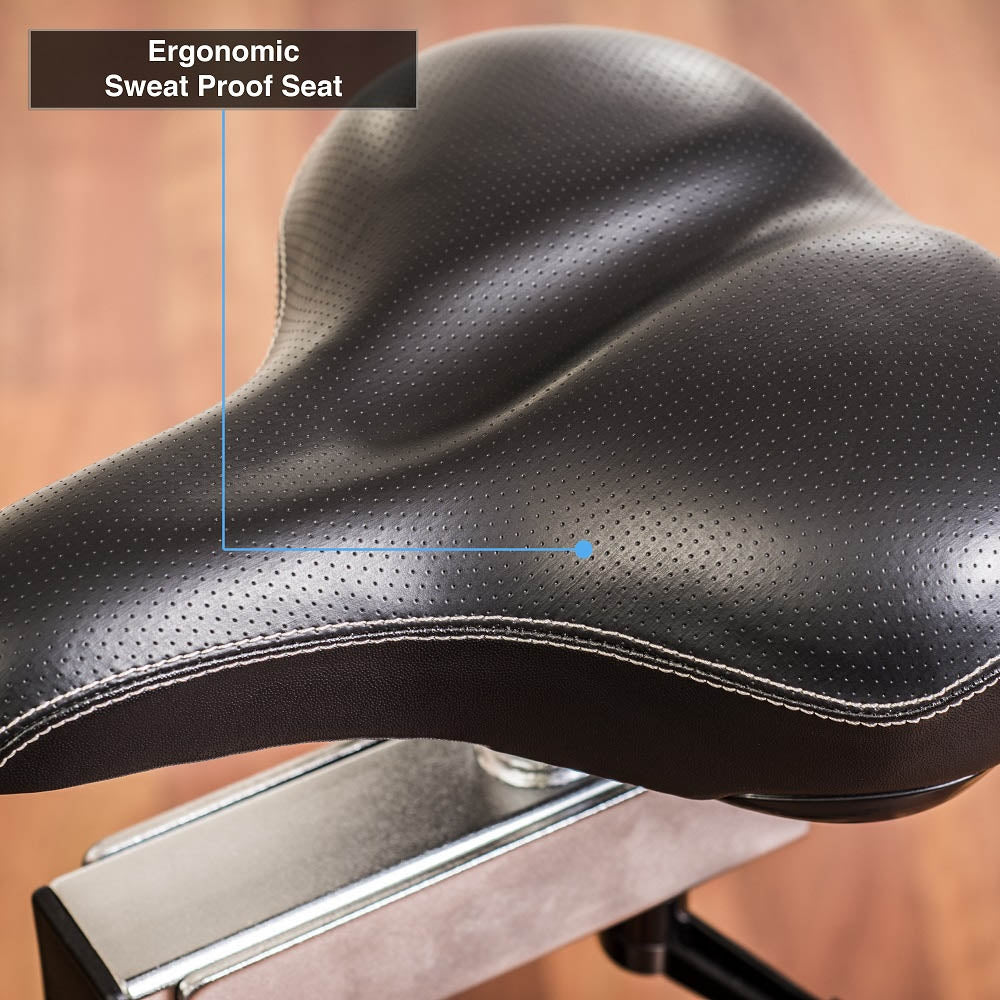 XeBeX Fitness Air Bike Ergonomic, Comfortable, Sweat Proof Seat