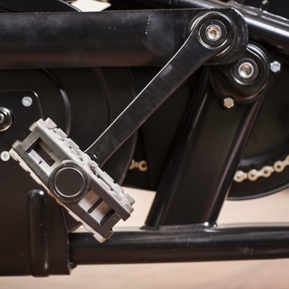 XeBeX Fitness Air Bike Rubber Coated Pedals and Durable, Heavy-Duty Cranks
