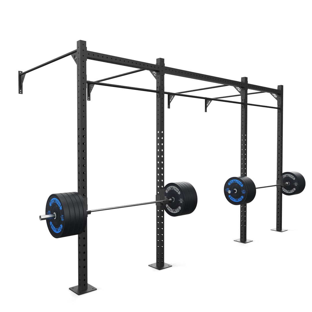 14' Wall-Mount Builder® Pull Up Rig: Dual-Independent Bars