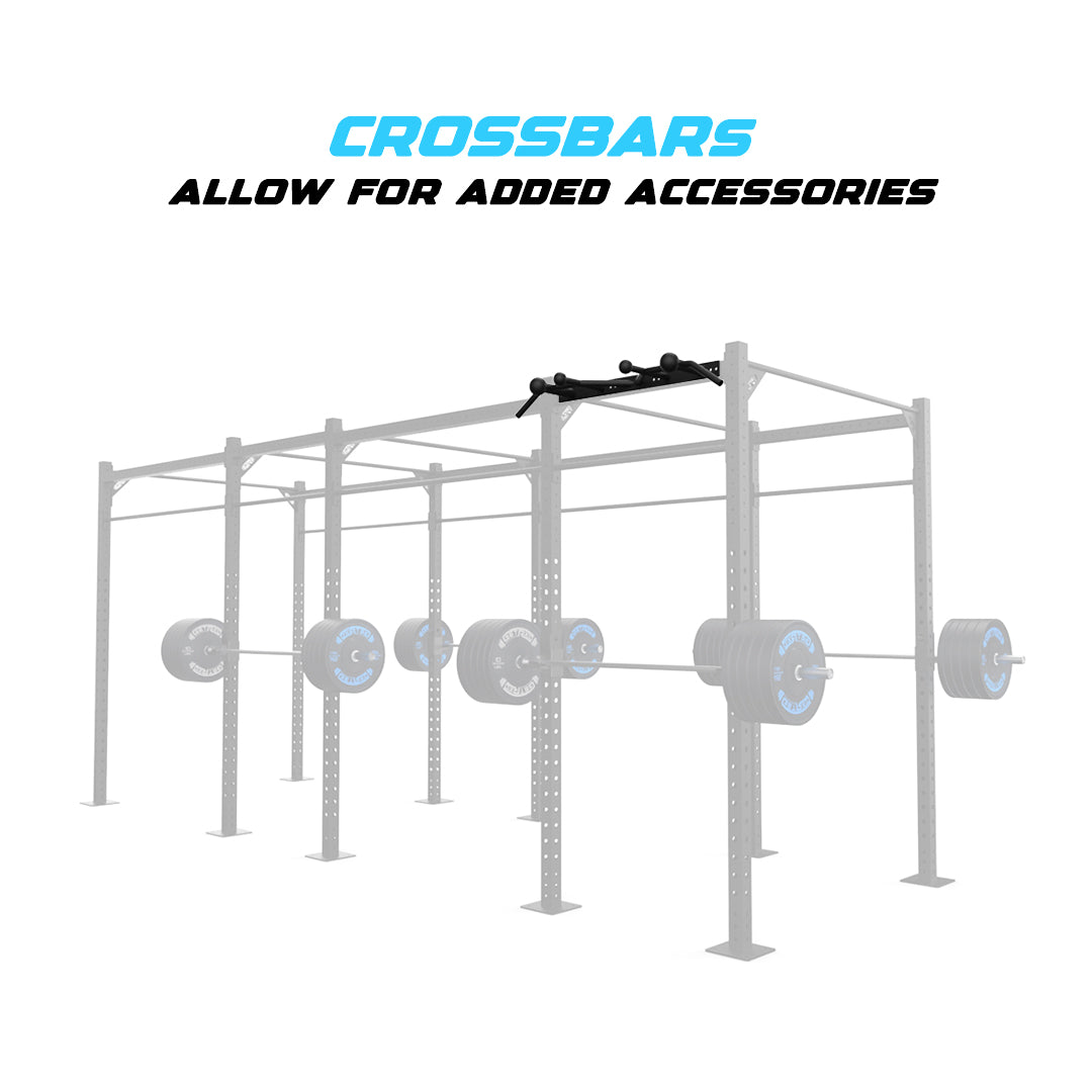 20' Freestanding Builder® Pull Up Rig Crossbar functions