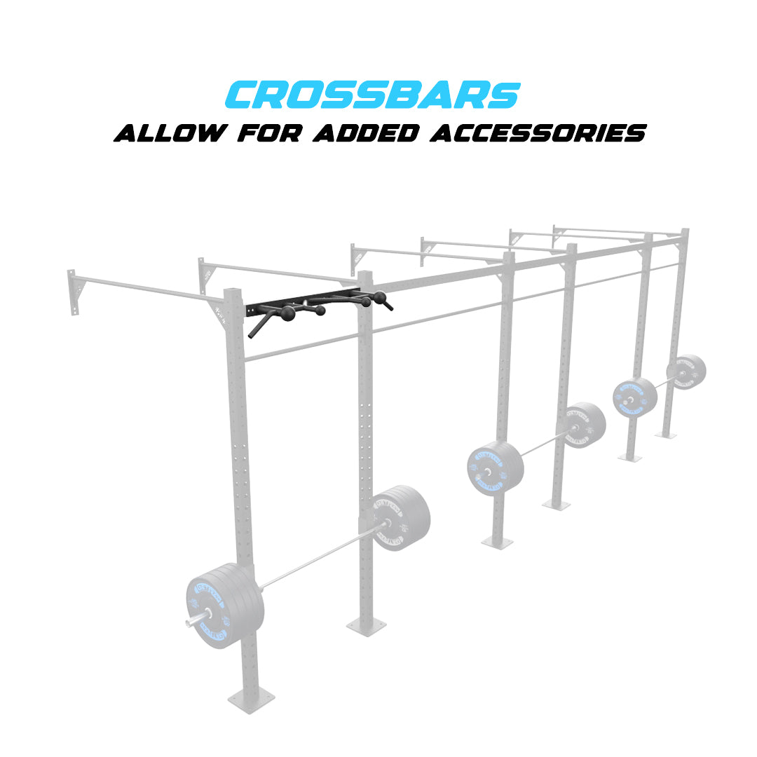 24' Wall-Mount Builder® Pull Up Rig Crossbar functions