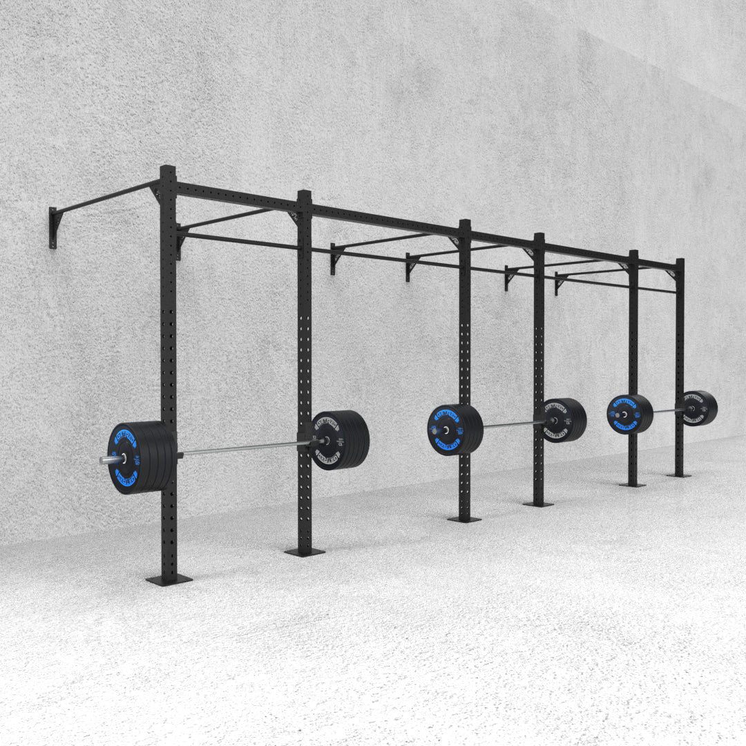 24' Wall-Mount Builder® Pull Up Rig: Dual-Independent Bars