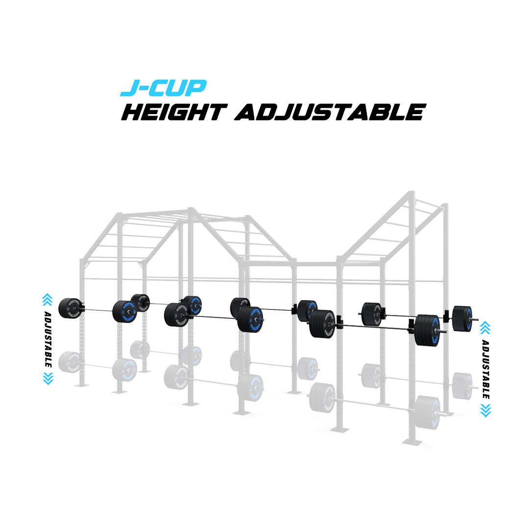 24' Freestanding Builder® Pull Up Rig J-Cup adjustability