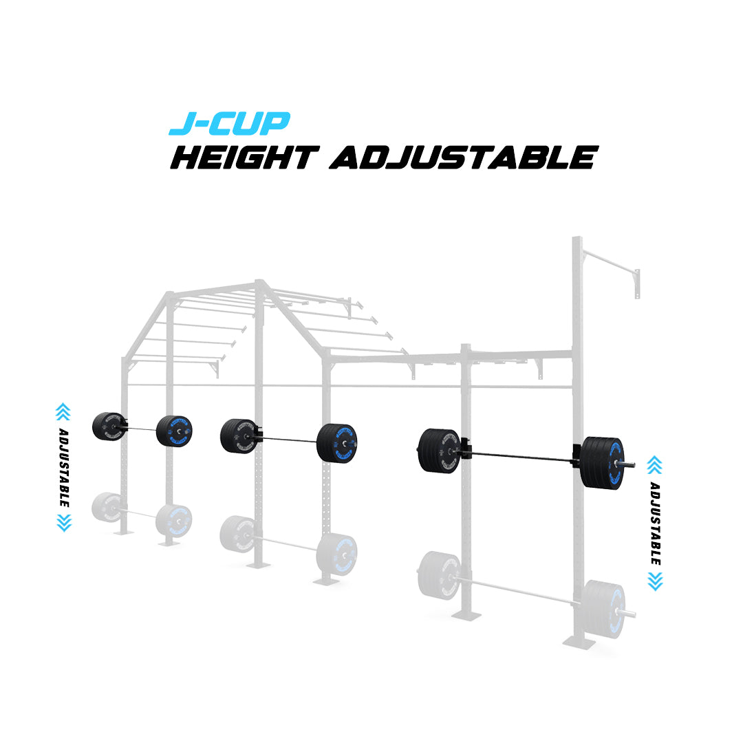 24' Wall-Mount Builder® Pull Up Rig J-Cup adjustability