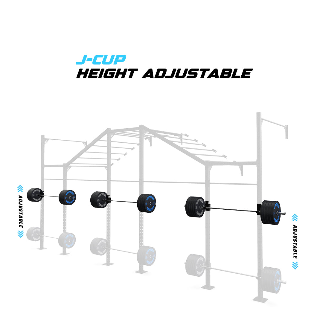 24' Wall-Mount Builder® Pull Up Rig J-Cup adjustability