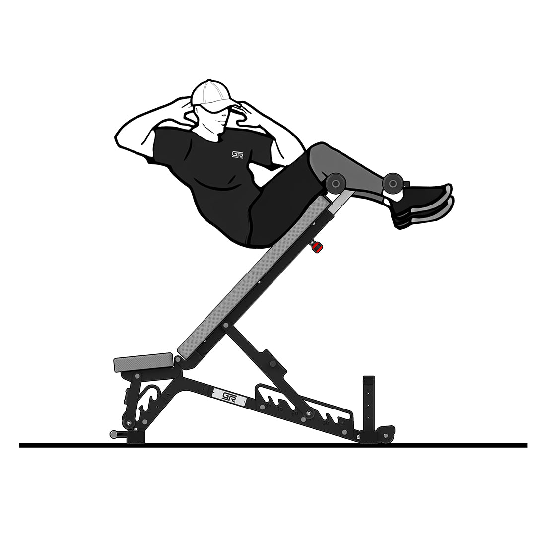 FIDAB-2 Adjustable Bench: Green