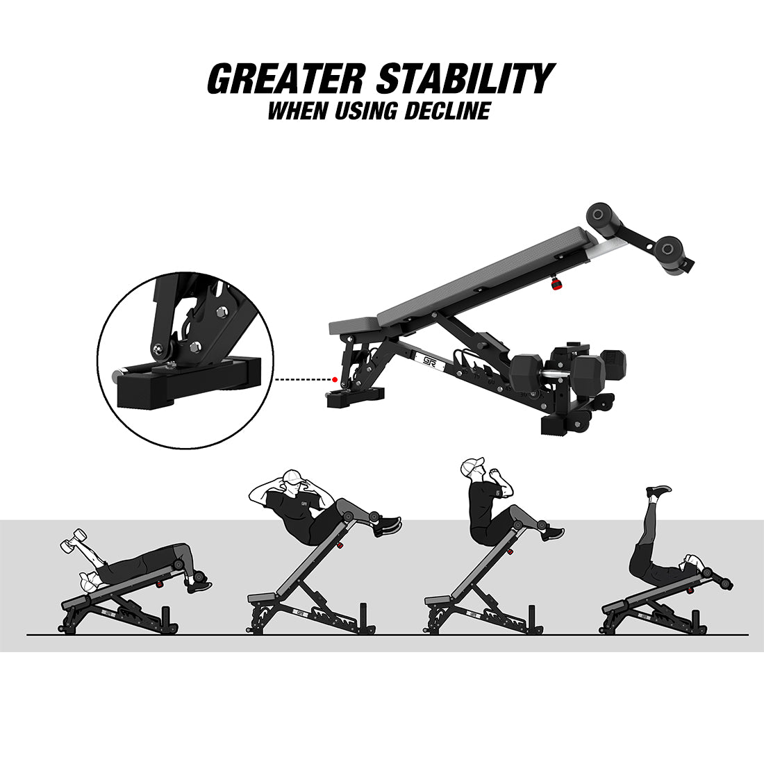 FIDAB-2 Adjustable Bench: Green