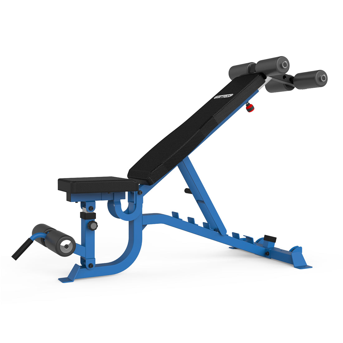 FIDAB-300 Bench with optional Leg Roller Attachment adds more functionality to the bench