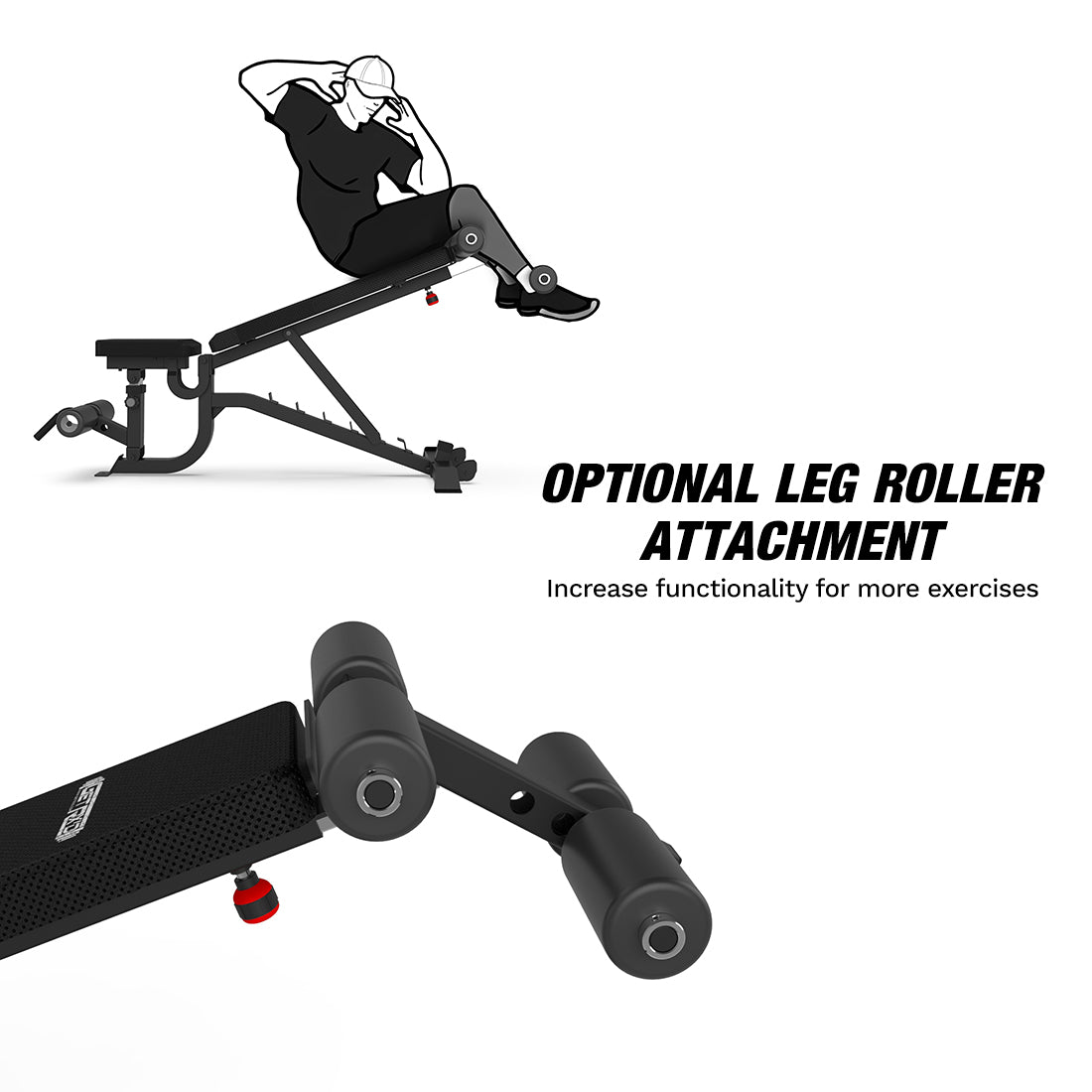 Leg Roller Attachment for FIDAB-2 / FIDAB-101 / FIDB-300