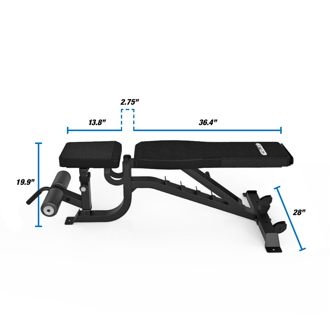 FIDB-300 Bench: Black (FIDB-300-BLACK)