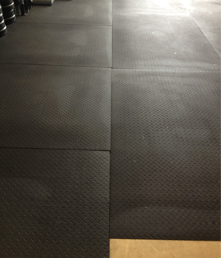 Get RX'd mats are laser cut to ensure tight fit between mats - almost flush